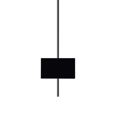 Desalto Porta TV Sail 307 con piantana girevole a soffitto - Posizionamento TV h. 94