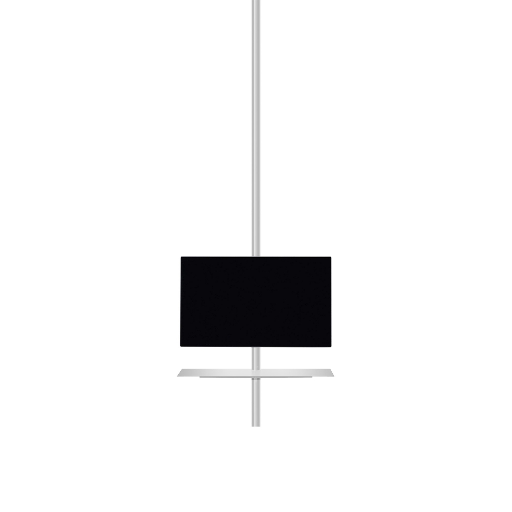 Desalto Porta TV Sail 307 con piantana girevole a soffitto - Posizionamento TV h. 94 e mensola inclusa
