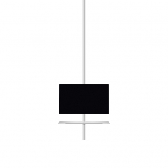 Desalto Sail 307 TV stand with rotating ceiling support - TV positioning h. 94 and shelf included