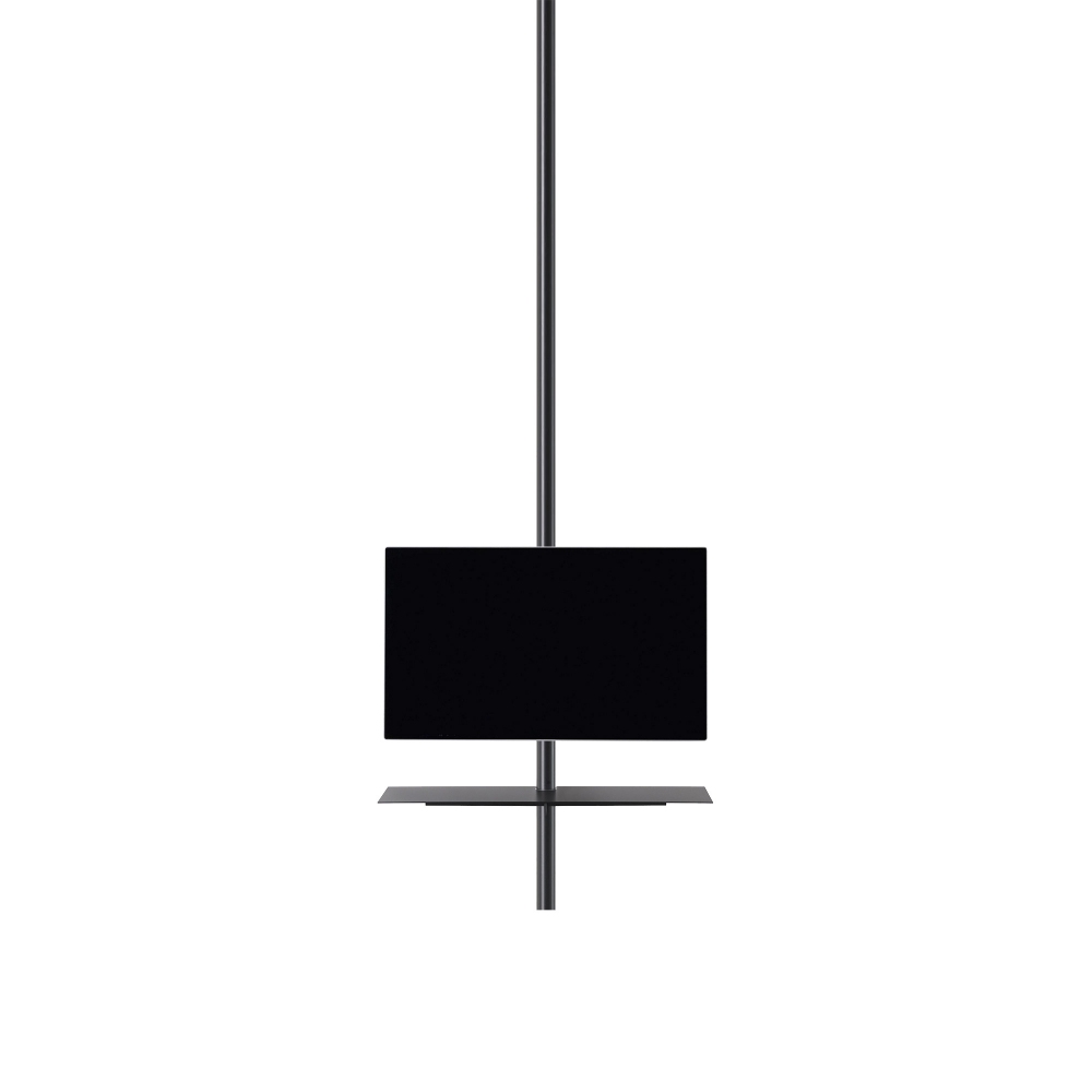Desalto Porta TV Sail 307 con piantana girevole a soffitto - Posizionamento TV h. 94 e mensola inclusa