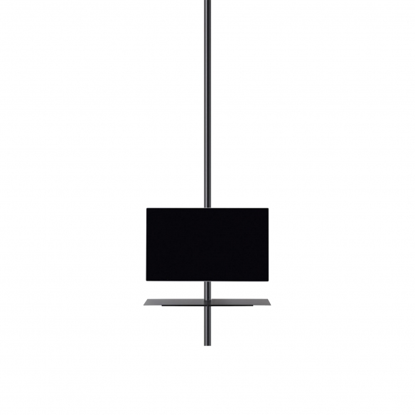 Desalto Sail 307 TV stand with rotating ceiling support - TV positioning h. 94 and shelf included