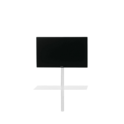 Desalto Porta Tv Sail 304 con fissaggio posteriore a parete h 119 cm (TV max 65'') - Mensola inclusa