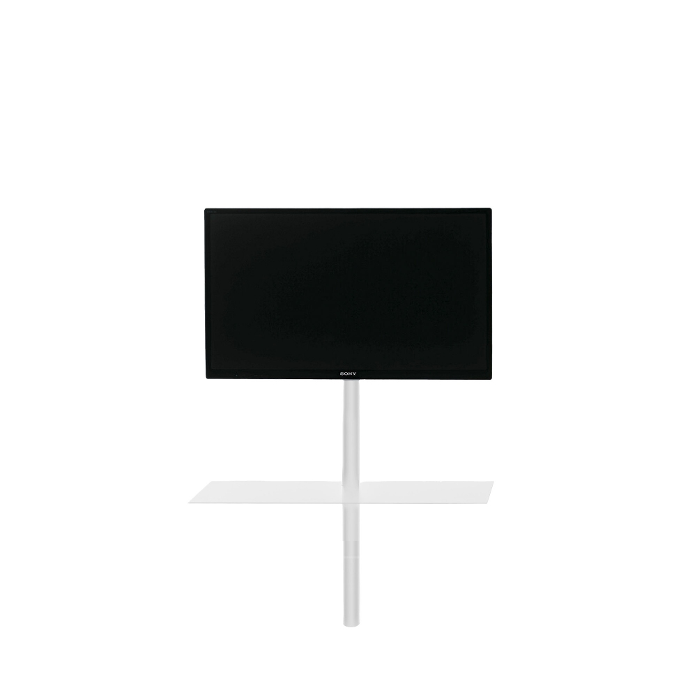 Desalto Porta Tv Sail 304 con fissaggio posteriore a parete h 119 cm (TV max 65'') - Mensola inclusa