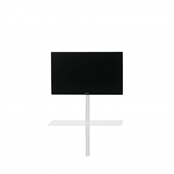 Desalto Porta Tv Sail 304 con fissaggio posteriore a parete h 119 cm (TV max 65'') - Mensola inclusa