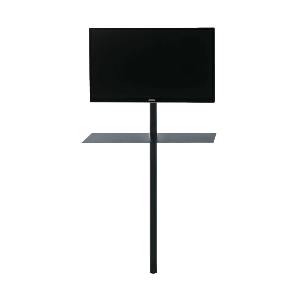 Desalto Sail 304 TV stand with rear wall fixing h 151 cm (TV max 55'') - Shelf included
