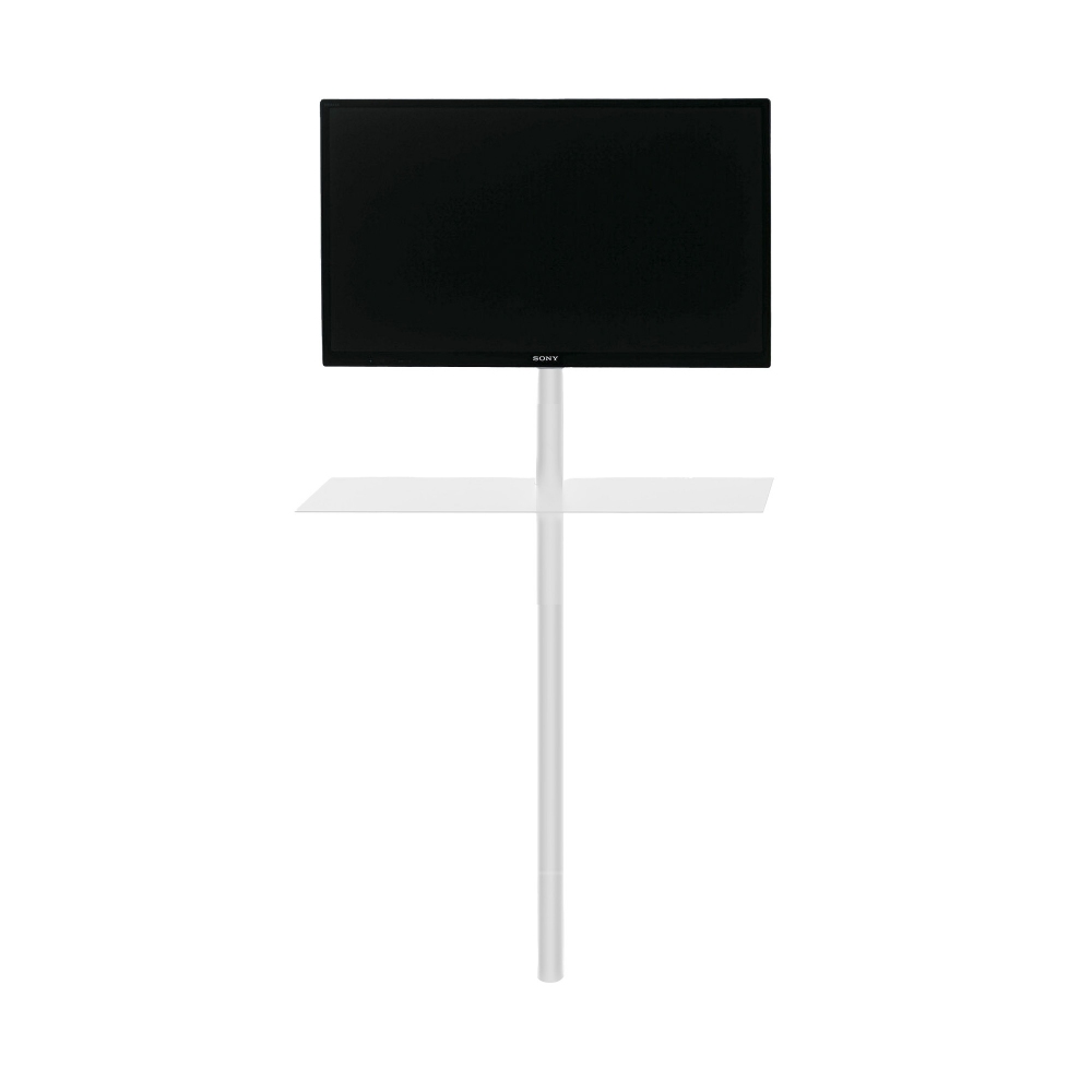 Desalto Sail 304 TV stand with rear wall fixing h 151 cm (TV max 55'') - Shelf included