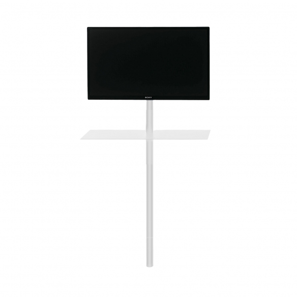 Desalto Porta Tv Sail 304 con fissaggio posteriore a parete h 151 cm (TV max 70'') - Mensola inclusa