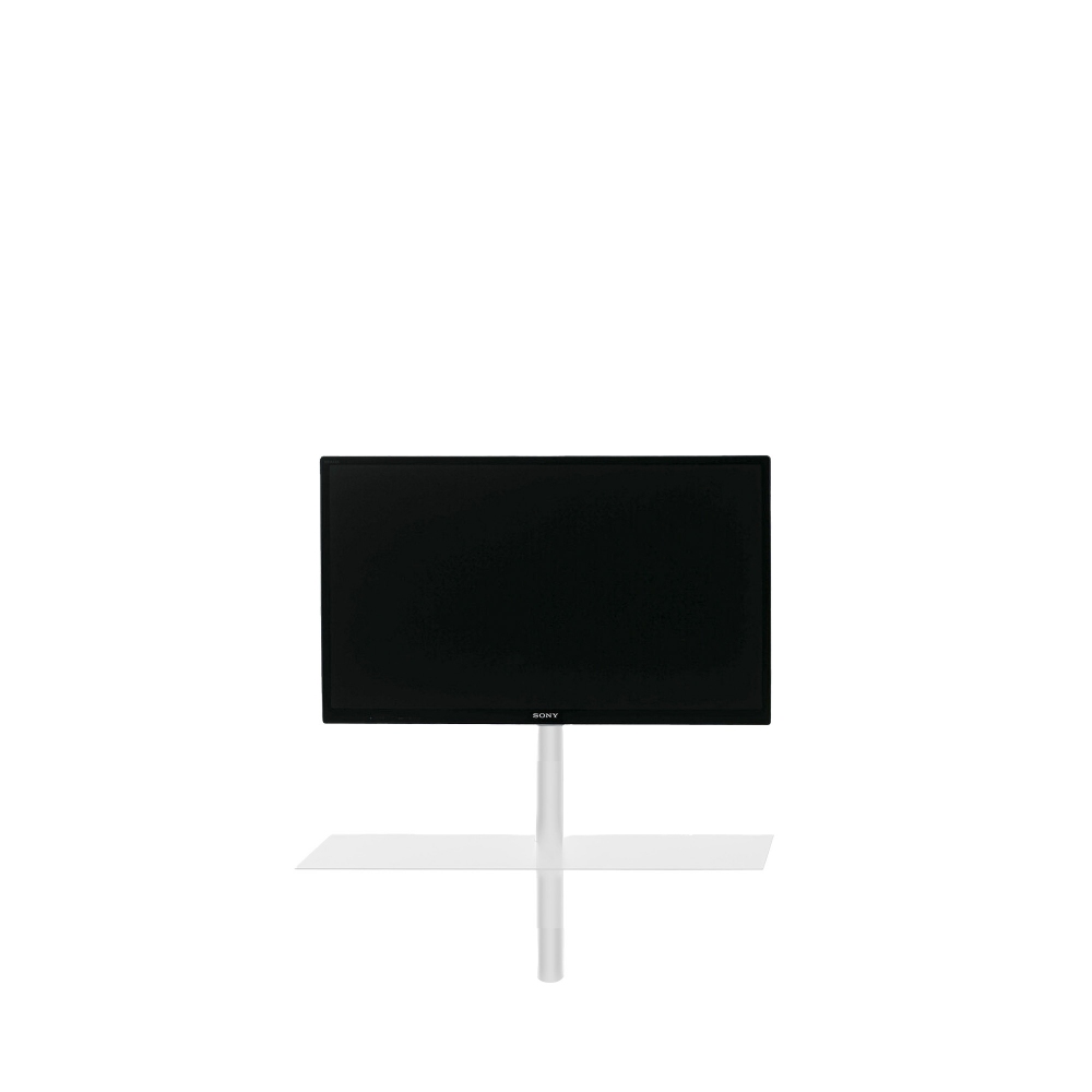 Desalto Porta Tv Sail 304 con fissaggio posteriore a parete h 94 cm (TV max 55'') - Mensola inclusa