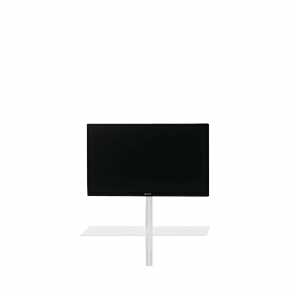 Desalto Sail 304 TV stand with rear wall fixing h 94 cm (TV max 55'') - Shelf included