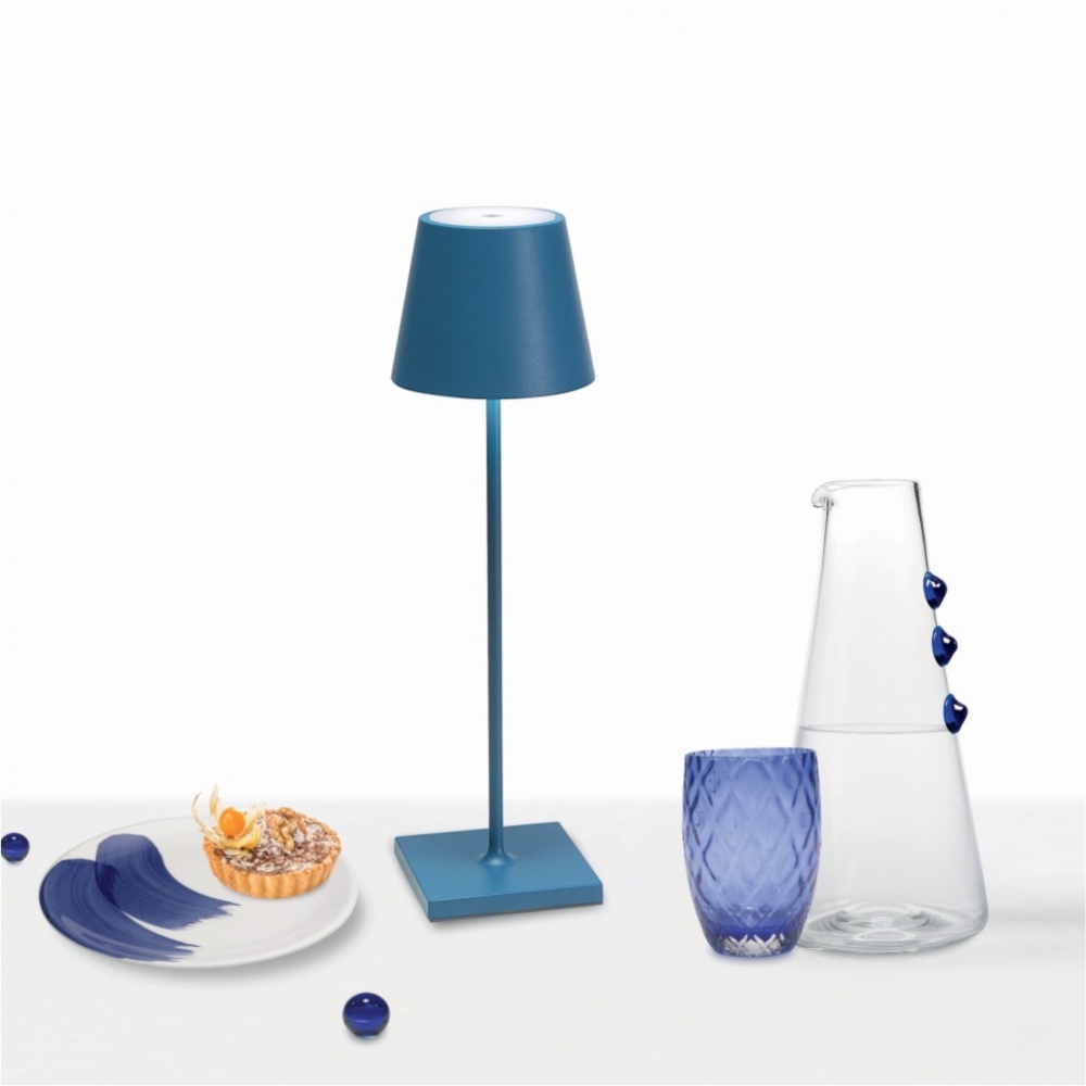 Zafferano Lampada da tavolo Poldina Pro Led ricaricabile