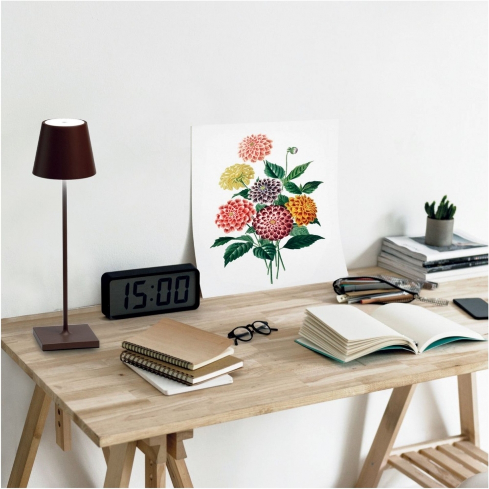 Zafferano Lampada da tavolo Poldina Pro Led ricaricabile