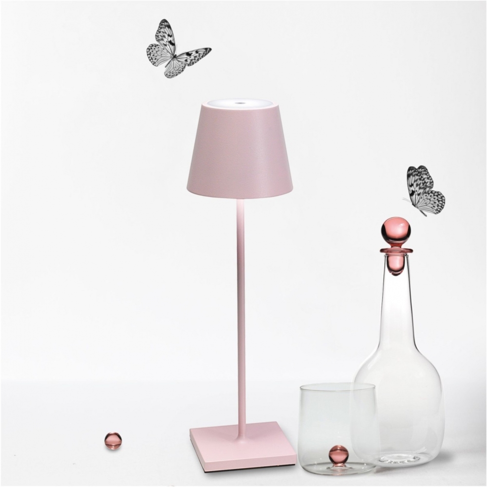 Zafferano Lampada da tavolo Poldina Pro Led ricaricabile