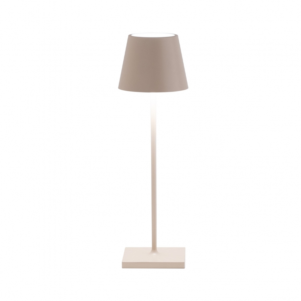 Zafferano Lampada da tavolo Poldina Pro Led ricaricabile