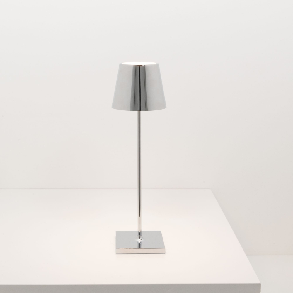 Zafferano Lampada da tavolo Poldina Pro Led ricaricabile