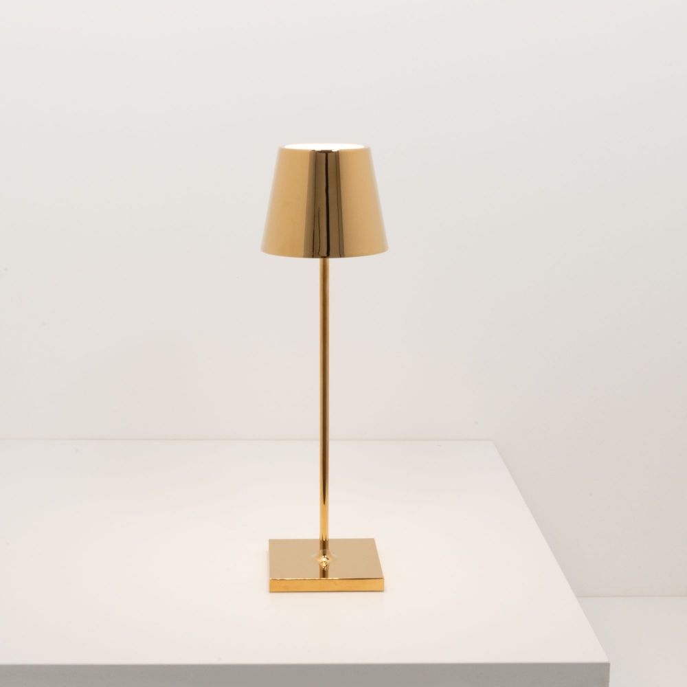 Zafferano Lampada da tavolo Poldina Pro Led ricaricabile