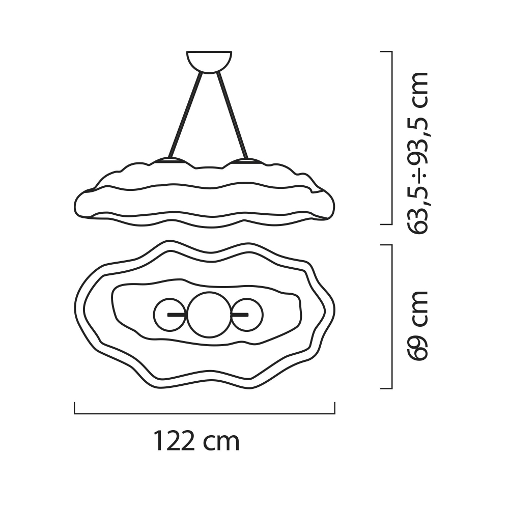 My Your Nefos M suspension lamp