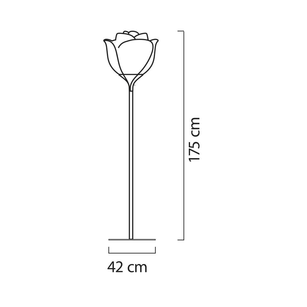My Your Baby Love outdoor floor lamp h 175 cm