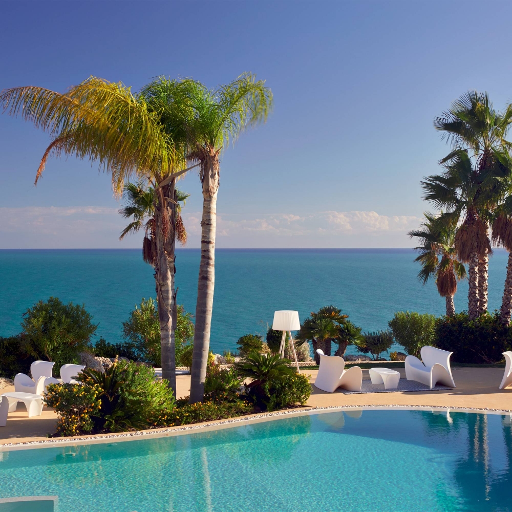 My Your Lampada da terra RGBW ricaricabile Agata Wood