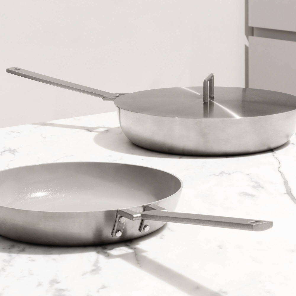 Alessi Padella a manico lungo Convivio 28 cm