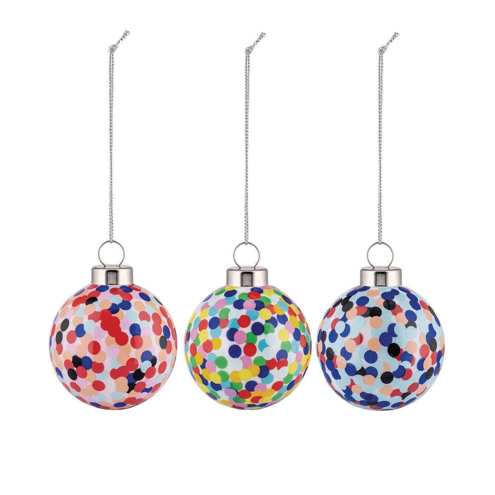 Alessi Set di 3 palle per albero di...