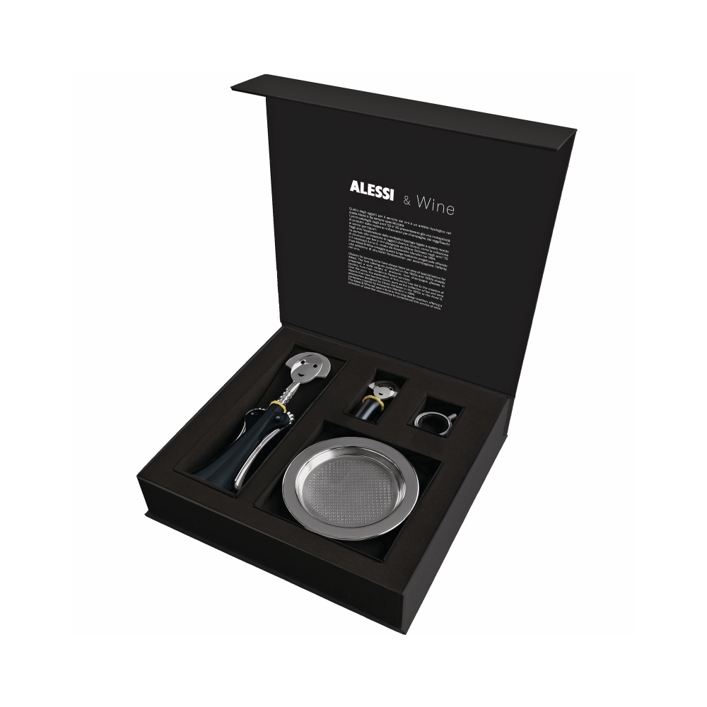 Alessi Wine Gift Set  Alessi & Wine