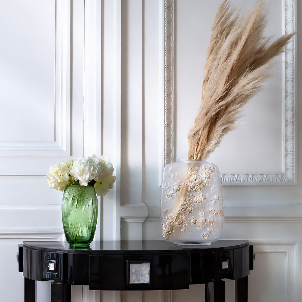 Lalique Vaso in cristallo Muguet Vert