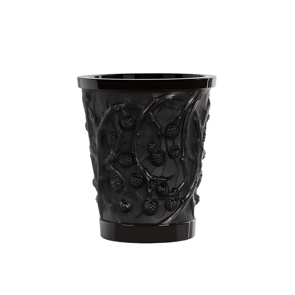 Lalique Vaso medio in cristallo Mûres...