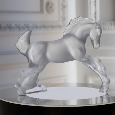 Lalique Horse crystal... 2