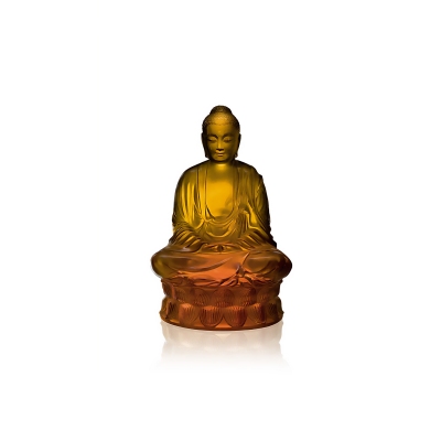 Lalique Buddha Amber small...
