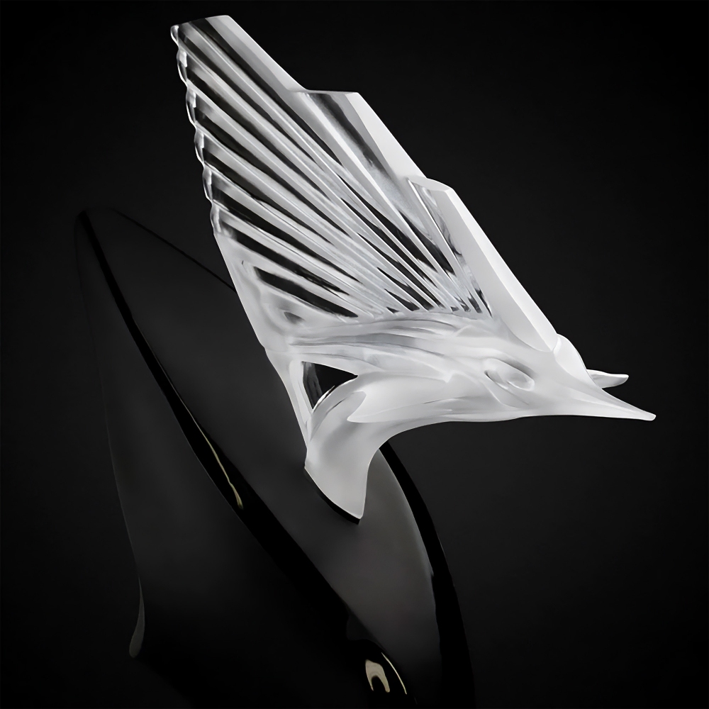 Lalique McLaren Sailfish crystal sculpture