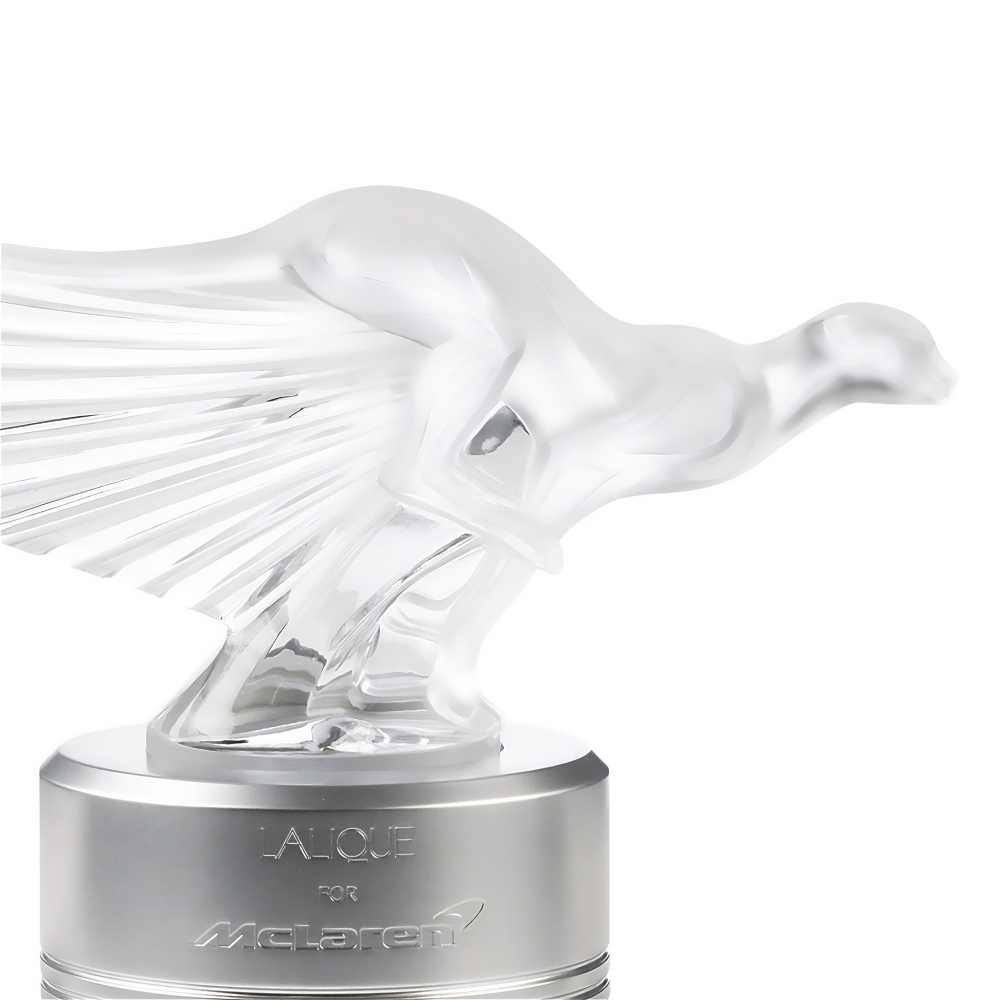Lalique Scultura in cristallo Guépard McLaren