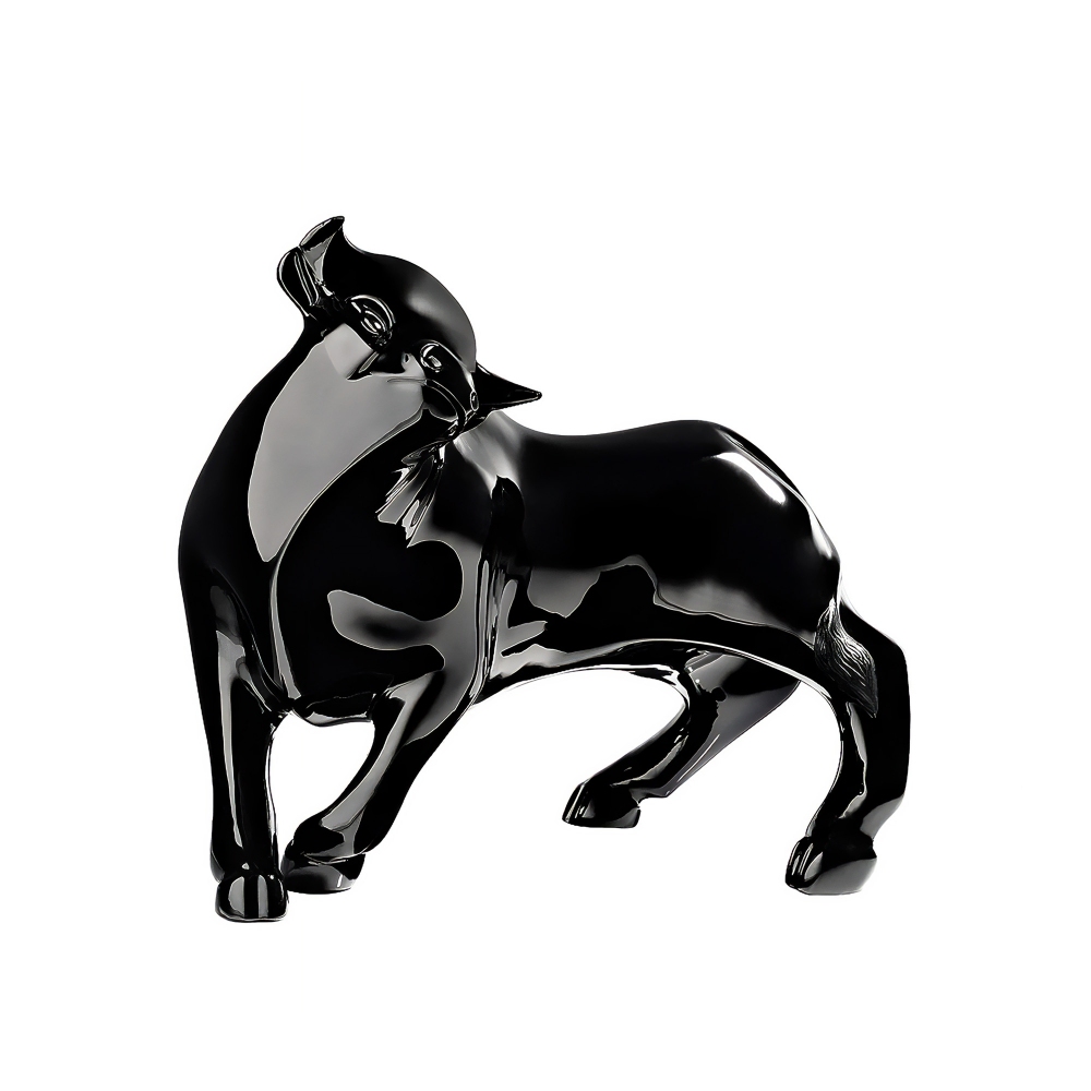 Lalique Vuelta Bull black crystal...