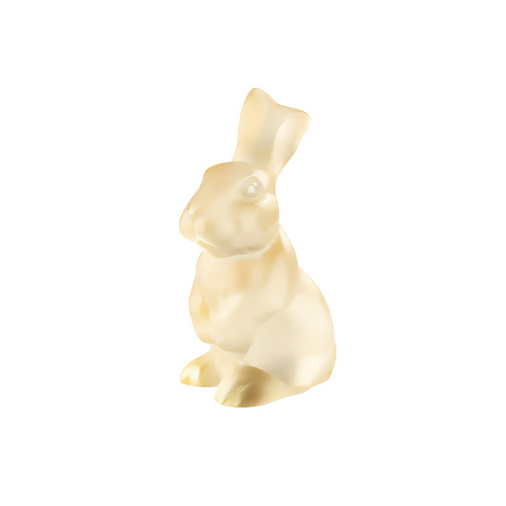 Lalique Toulouse Rabbit Gold Luster...