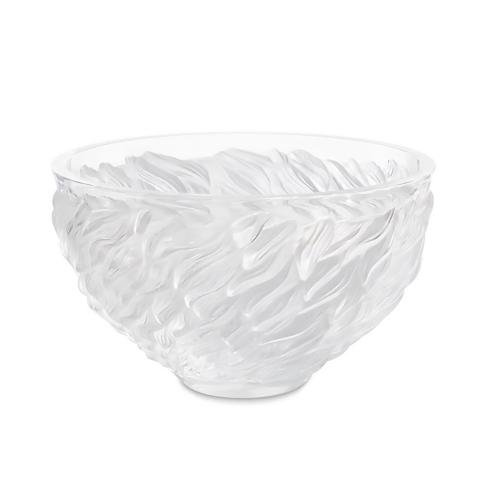 Lalique Ciotola Fourrure in Cristallo...