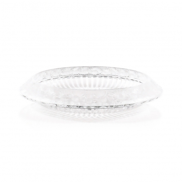 Lalique Marguerites Bowl in Clear Crystal