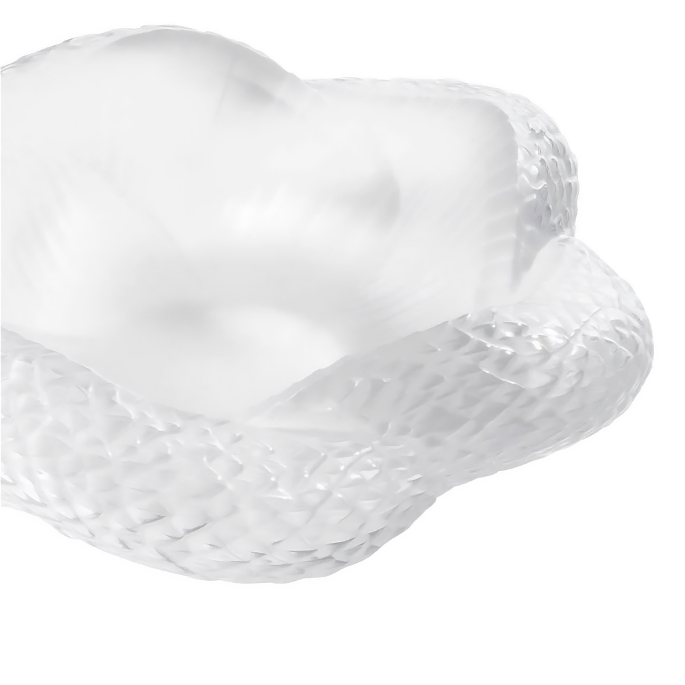 Lalique Serpent Bowl in Clear Crystal