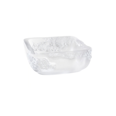 Lalique Pivoines crystal bowl