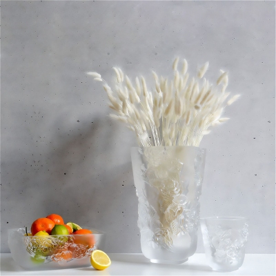 Lalique Pivoines crystal bowl 2