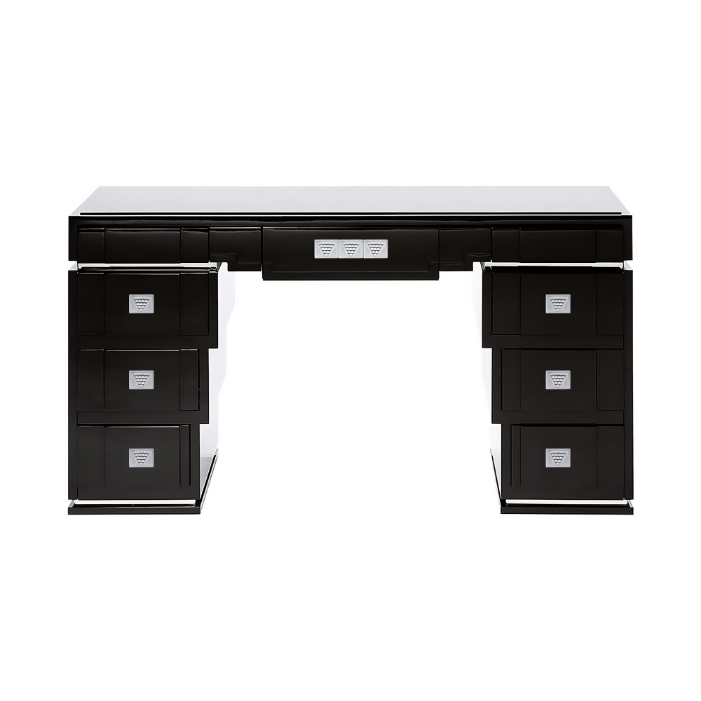 Lalique Consolle curva in cristallo...