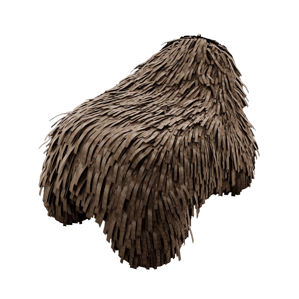 Scarlet Splendour Pouf Puppy - Forest Collection