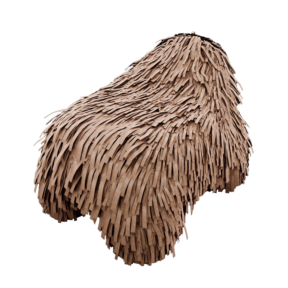 Scarlet Splendour Pouf Puppy - Forest Collection