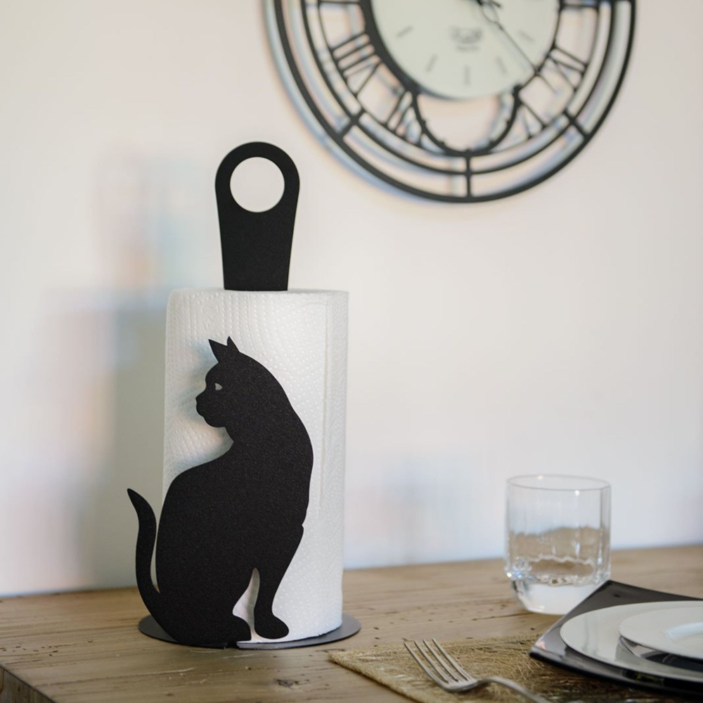 Arti e Mestieri Gatto kitchen roll holder