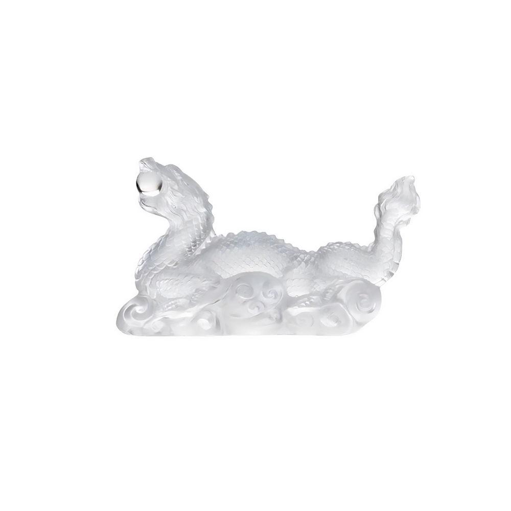 Lalique Dragon Tianlong Clear crystal...