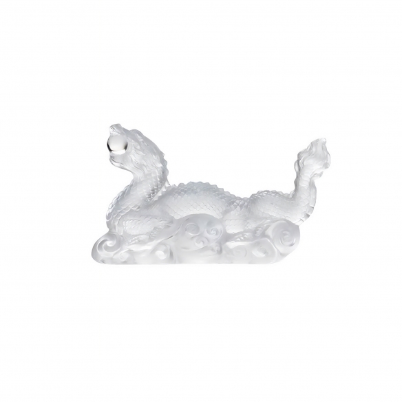 Lalique Scultura in cristallo Dragon Tianlong Incolore