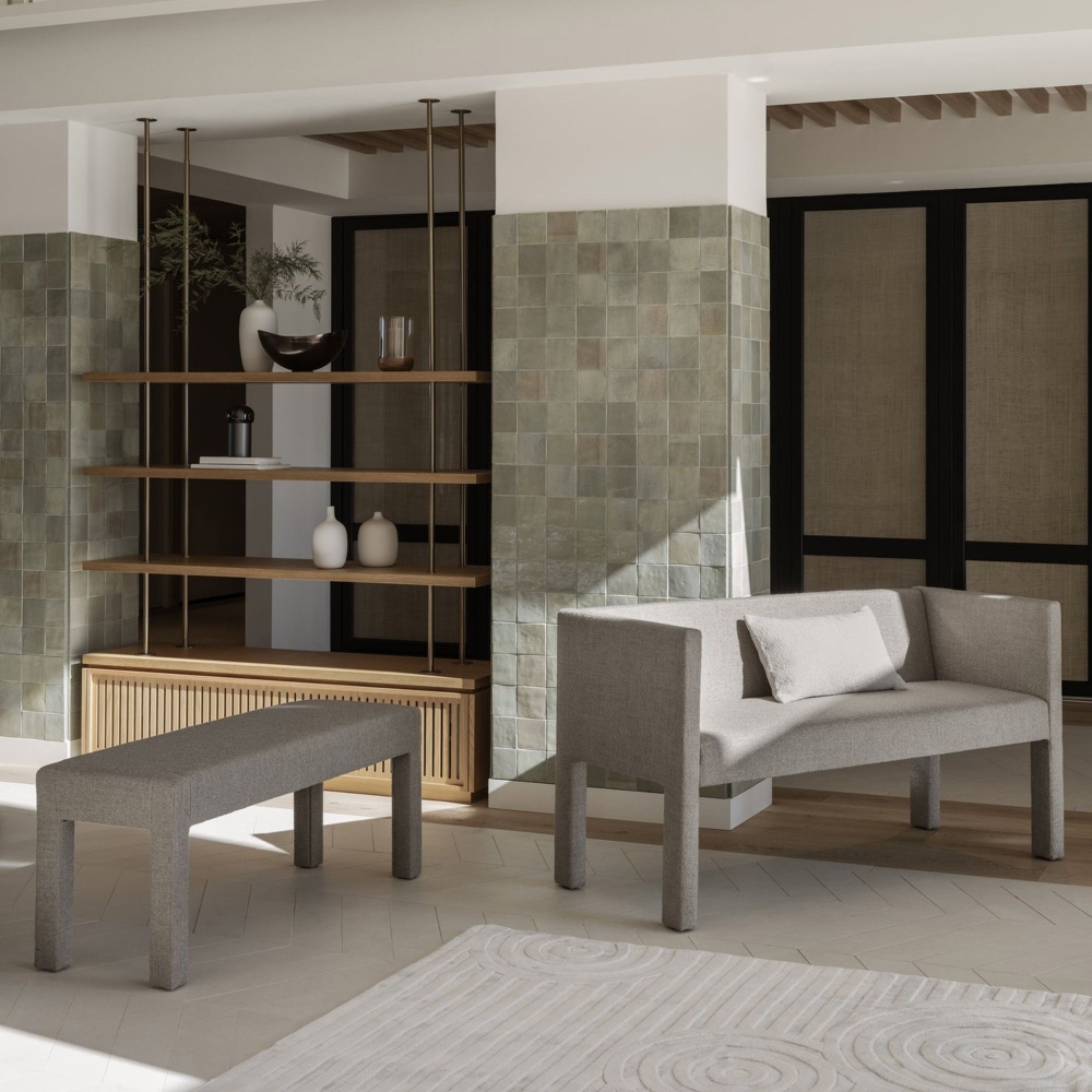 Blomus Sitta Sofa - Shitake color Bouclè fabric