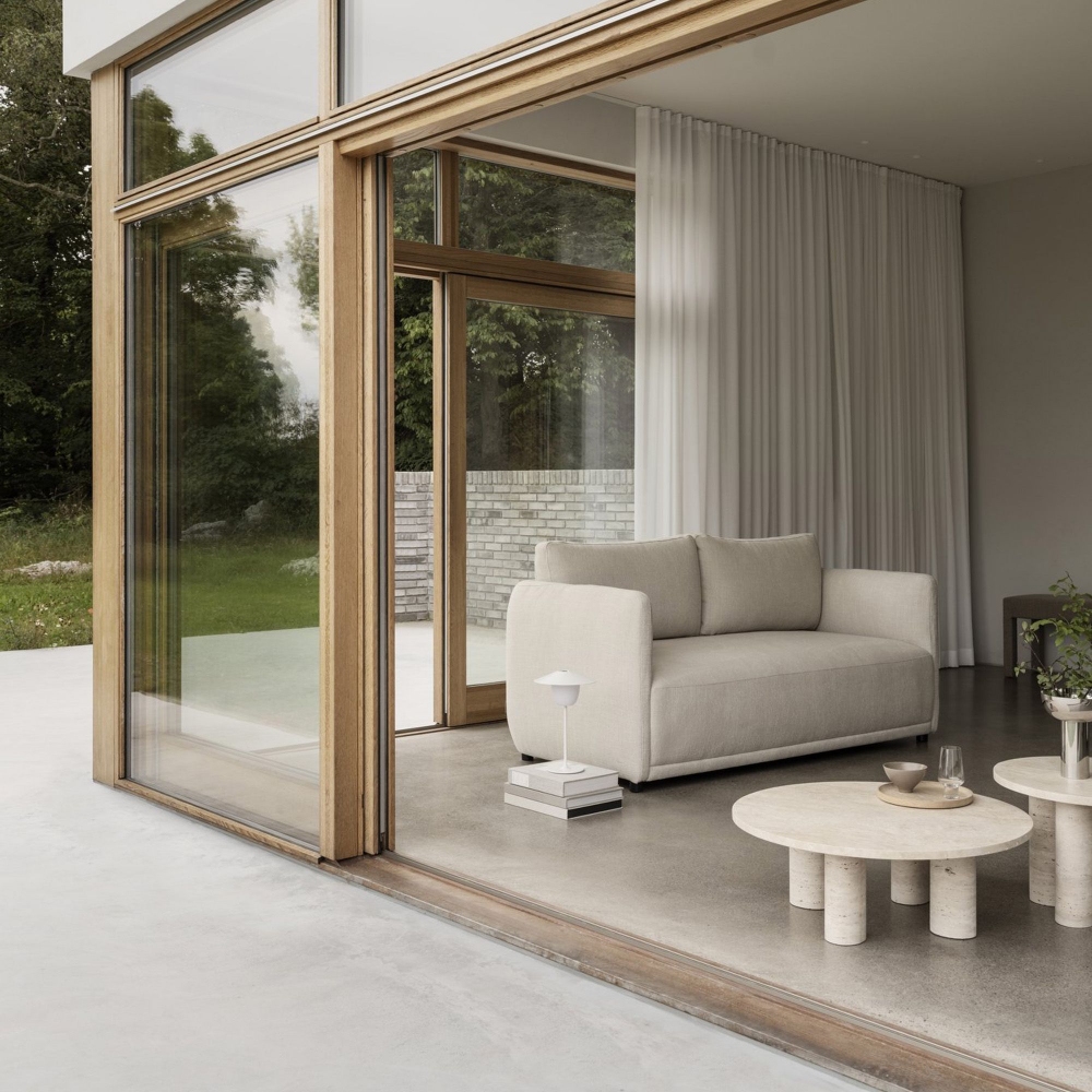 Blomus Volos round coffee table diam. 75 cm