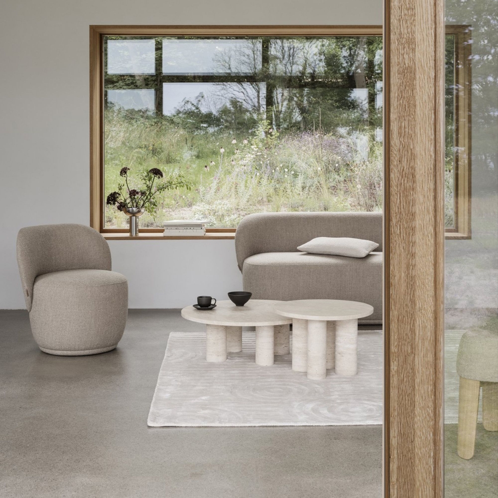 Blomus Volos round coffee table diam. 75 cm