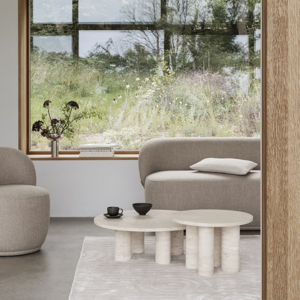 Blomus Volos round coffee table diam. 75 cm