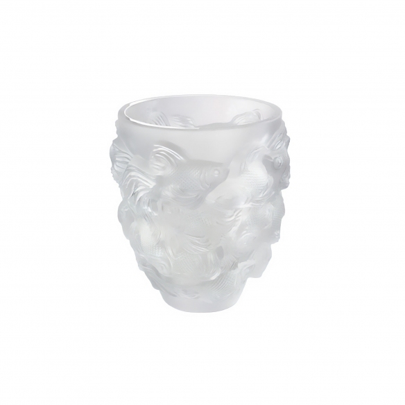 Lalique Vaso in cristallo Rosetail Incolore