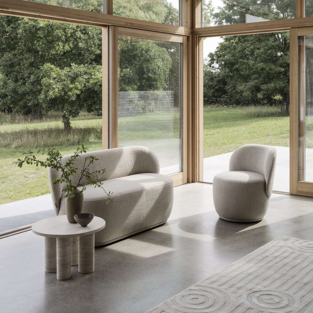 Blomus Volos round coffee table diam. 52 cm